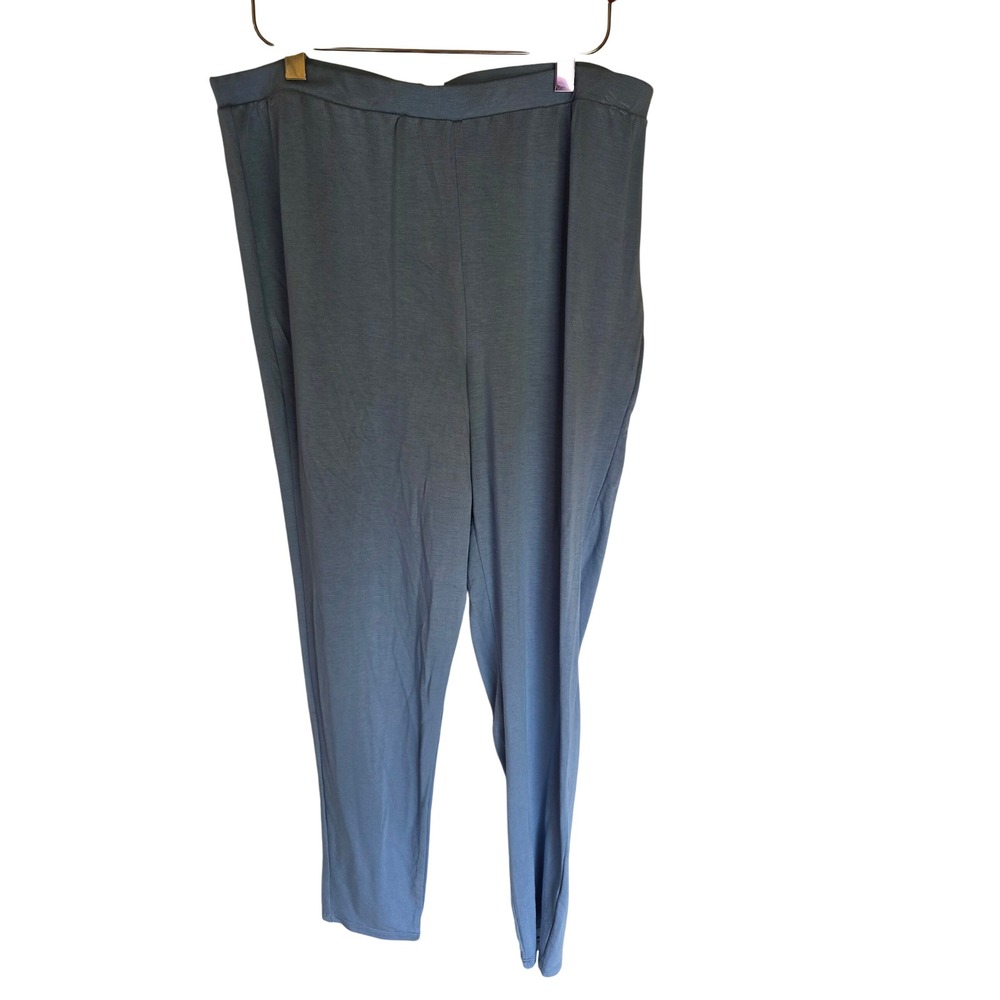 Koolaburra by UGG Womens Lounge Pants Light Blue Tapered Leg Large L Soft Knit